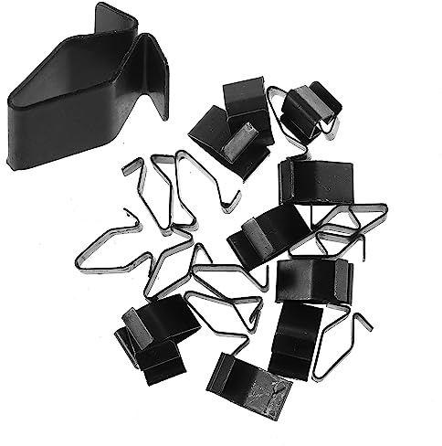 A ABSOPRO Agrafes De Garniture De Voiture Pour Volkswagen Golf 20 Pcs Noir