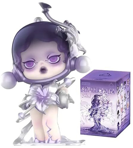 POP MART SKULLPANDA The Sound 1PC Pop Actionfiguren Sammelfiguren und Sammler Kunstspielzeug Spielzeug Figuren Geschenk