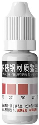 Stainless Steel Test Liquid – Streak Glass Cleaner, effektivt avlägsnar | Hälso- och byggmaterial, snabb testreagent, bärbart köksredskap för bordstestning, sanita