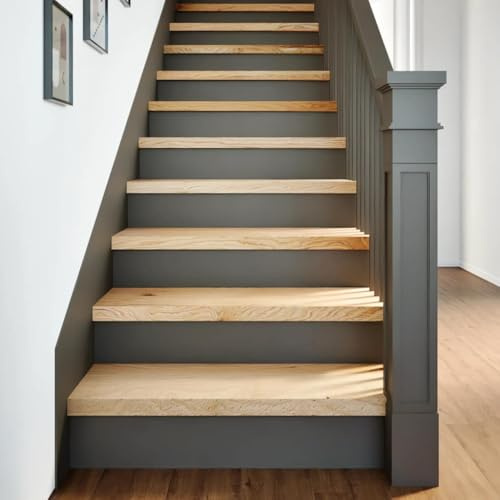 NQJIBUE Articolo-Scala 20 pz non trattato 70x30x2 cm legno massello rovere, forniture domestiche, gradini scale