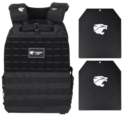 Chaleco Lastrado de 8?kg con Placas Incluidas – Entrenamiento de Fuerza y Cardio – Transpirable y Ajustable – Chaleco de Peso Fitness Tech (Color: Negro/Tierra/Verde) (Negro)
