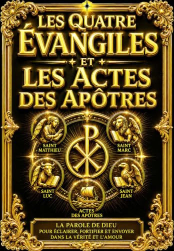 Les Évangiles et les Actes des Apôtres : Édition Intégrale du Nouveau Testament Contenant les Saints Évangiles selon Matthieu, Marc, Luc et Jean, les ... ainsi que l’Histoire des Premières