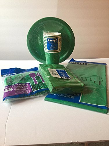 Table Setting Party Bundle Green Service for 20
