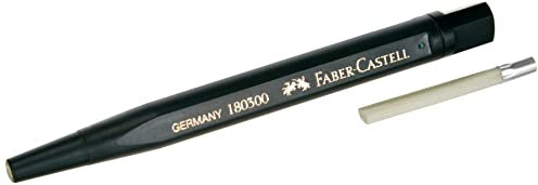 Faber-Castell Drehstift mit Glasradierer (1 Stift + 10 Ersatzminen)