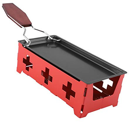 Sren Fundidor de Queso Raclette, sartén fundidora de Queso portátil a la luz de Las Velas, para Cocina para el hogar para Regalo para Adultos