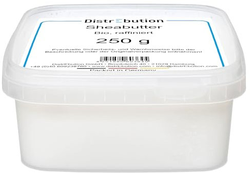 Sheabutter 250g Raffiniert Vegan 100% natürliche Kosmetik