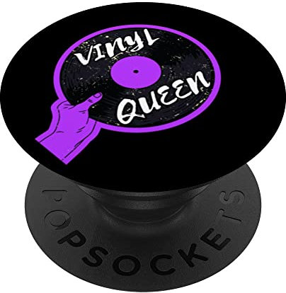 Vinyl Queen Tourne-disque DJ LP EP PopSockets PopGrip Interchangeable