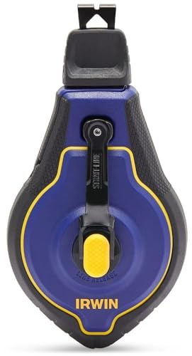 IRWIN Tools STRAIT-LINE Chalk Line, Speedline Pro Reel, 100 ft. (IWHT48443)