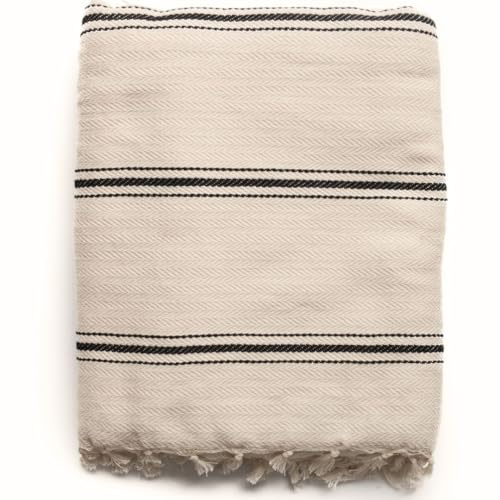 The Loomia 100% Cotton Luxury Woven Turkish King Size Blanket