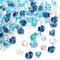 MUYAPAY 150 Piezas de Rocas de Hielo Trituradas Falsas,Cubitos de Hielo de Imitación, Piedras de Cristal Acrílico, Gemas de Cristal de Diamante para Relleno de Jarrón,decoración de Bodas