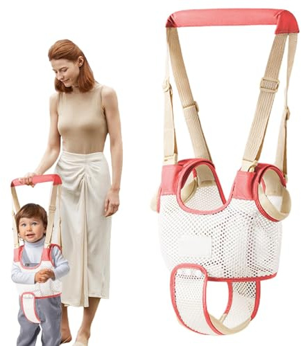 Imbracatura da passeggio per bambini, supporto per camminare per bambini, aiuto per camminare per bambini, con design regolabile, comoda cintura per bambini da 4 28 mesi, 53 x 28 x 28 cm