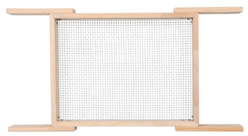 UPKOCH Tamiz de Tierra de Madera: Tamiz de Tierra para jardinería - Resistente de 43 cm para Compost, Rocas, Grava y jardín - Herramienta de jardinería