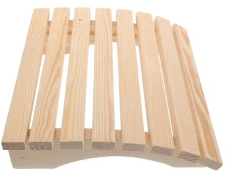Genérico Almohada Reposacabezas para Sauna de Madera Maciza de Pino de Oregón, Diseño Ergonómico Transpirable para Soporte Cervical y Lumbar, Accesorio Resistente al Calor Adecuado para