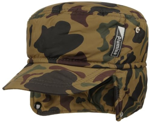 LIPODO Cappellino Camouflage con Paraorecchie Uomo - Protezione Orecchie Cappello Invernale Visiera, paraorecchie, Fodera Inverno Autunno/Inverno - M (56-57 cm) Camouflage