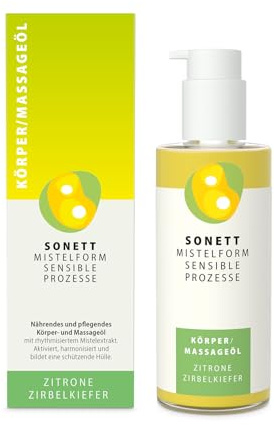 SONETT MISTELFORM SENSIBLE PROZESSE Körper- und Massageöl Zitrone-Zirbelkiefer, 145 ml