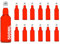 casavetro 12 x 500 ML Bouteilles en Verre vides Couvercles à Visser - Couvercles en métal hermétiques Gin Huile Vinaigre Soda Vodka Eau (12 x 500 ML)