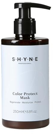 SHYNE - Color Protect Mask - Haarkur für coloriertes oder natürliches Haar, Feuchtigkeit spendende Maske für trockenes Haar, ohne Silikon, ohne Sulfate, ohne Parabene