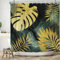 Bovlleetd 152x183cm Gold Monstera Leaf Duschvorhang Abstrakte Kunst Badezimmer Vorhang Bohemian Mid-Century Duschvorhänge Rosa Grau Pflanze Blätter Duschvorhänge für Bad Dekor