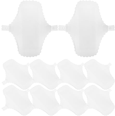 Healeved Assorbenti Riutilizzabili Lavabili in Cotone Impermeabile Per Mestruazioni Set Di 2 Pz Con Fodera Sottile 6.7X5.1 Pollici Ideale Per Uso Quotidiano E Comfort Femminile