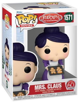 Funko Pop! Movies: Rudolph – Mrs. Claus​ - Rudolph the Red-Nosed Reindeer - Collectable Vinyl Figure - Gift Idea - Official Merchandise - Toys for Kids & Adults - Movies Fans