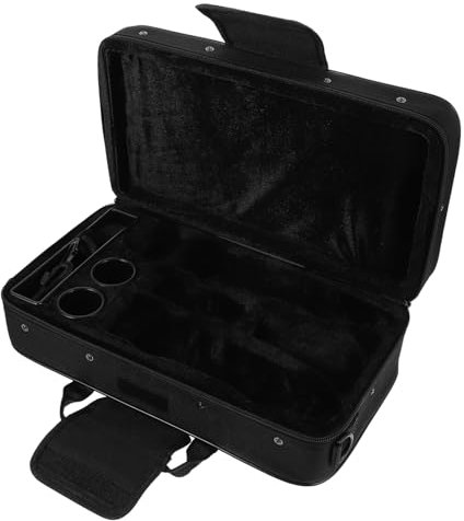 Supvox Klarinettenkoffer Aus Oxford Stoff Gepolsterte Tragetasche Mit Griff Leicht Und Stoßfest Für Sicheren Klarinetten Transport