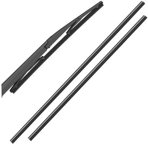 Gatuida 2stücke Wischergummis Scheibenwischerleiste Wischerleiste Schwarz Gummistreifen Scheibenwischergummileiste Auto-scheibenwischerleiste