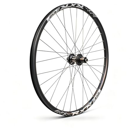 Monteringscykel slanglöst hjulset 26/27,5/29 tum, skivbroms, boost front M 15 x 110 mm, M12 x 148 mm bakre, aluminiumlegering för MTB-hjul, F/V (bak, 27,5 tum)