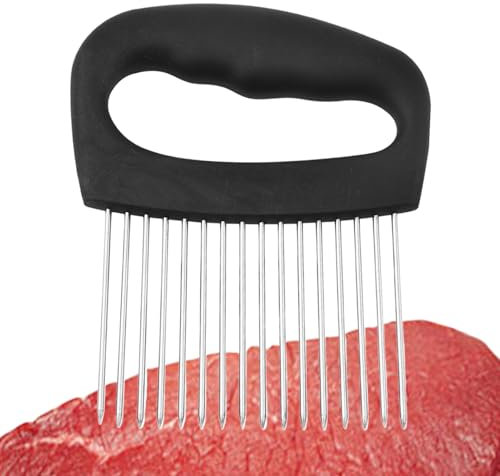 Coupe-Oignon - Trancheuse et Hachoir Légumes - Manuel Gadgets de Cuisine en Acier Inoxydable Hache-Aliments et Trancheur pour Œufs Légumes Avocat Pomme de Terre Citron Viande