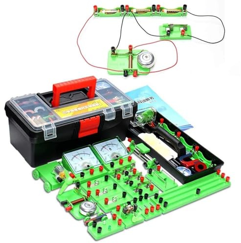 Boîte d'équipement d'expérimentation d'électricité physique, boîte, Kit de démarrage d'apprentissage circuits base