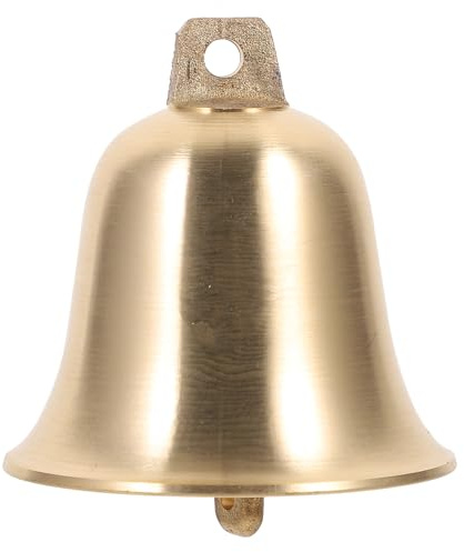 HOMOBABE Campana Decorativa de Bronce Retro 5 Cm, Campanas para Manualidades, Adornos Navideños Colgantes, Accesorio para Decoración Festiva y Ambiente Vintage
