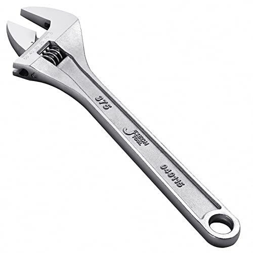 Jetech 15 inch Adjustable Spanner - Professional Adjustable Wrench Shifting Spanner with Large Opening