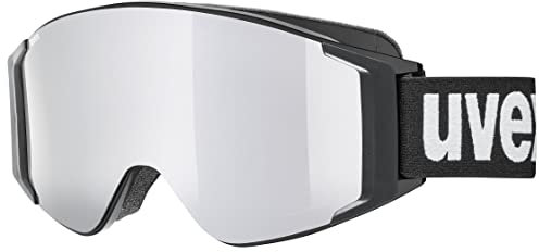 uvex g.gl 3000 TOP - Skibrille für Damen und Herren - polarisiert - mit Wechselscheibe - black/silver-brown - one size