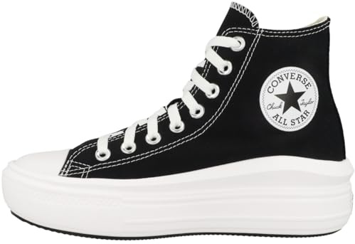 Converse 568497C wmns Platform Move Hi Col. Nero Bianco Nero Bianco/36 1/2