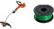 BLACK+DECKER Electric Strimmer Grass Trimmer 900 W 35 cm with Wheel Edge Guide and Adjustable Second Handle GL9035-GB & BLACK+DECKER A6482 AFS Spool Line for String Trimmers, 2 mm, Multi, 6 m