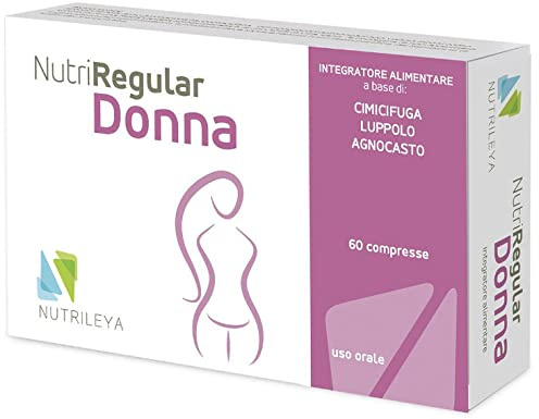 Integratore per Menopausa, Ciclo e Squilibri, 60 cps - Favorisce il Rilassamento - Riduce Sbalzi Temperatura - Aiuta a controllare l’Aumento Peso e Umore - Cimicifuga, Agnocasto, Luppolo