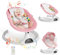 Biebuxo Sdraietta Neonati Elettrica Bambino Dondolo Bebe Sdraietta Elettrica Nascita a 9 kg Regolazione Cadenza dell'Oscillamento con Controllo Applicazione APP Telecomando 5 Punti Imbracatura