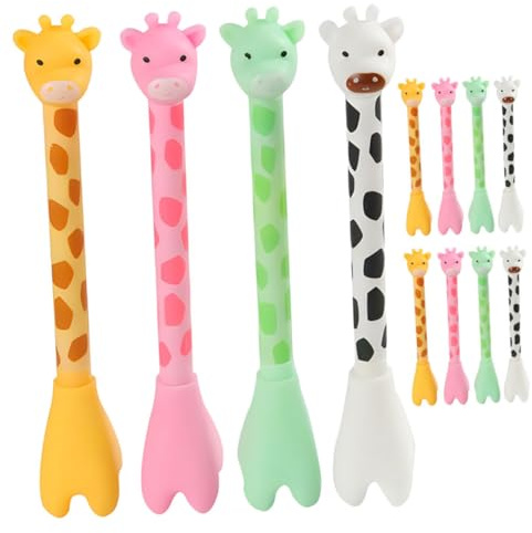 SHINEOFI 12st Fina Giraff Designade Bläckpennor För Studenter Mångsidiga Skrivverktyg i Perfekta Som Och Priser Att Använda Och Förvara