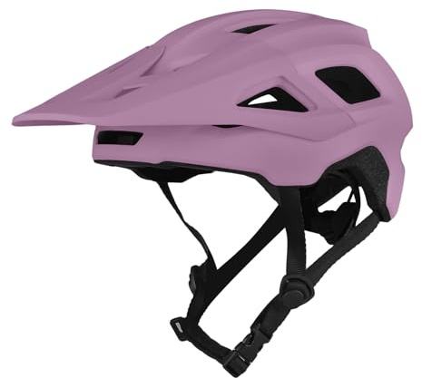 Aomiun Mountain Bike Helmets, Lightweight 17 Vents Breathable Cycle Helmet Adjustable Bicycle Helmet with Detachable Sun Visor for Adults Men Women