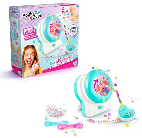 Canal Toys - Style 4 Ever - Machine Magique à Bracelets d'amitiés - Créer des Bracelets Personnalisés - Cadeau Enfant 6 Ans+ - Jouet Activité Manuelle - Loisir Créatif - +600 Accessoires - OFG 332