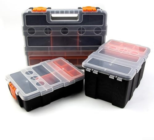 Robust Toolbox Organizer Kit Solution for Storing Screws, Bolts, and Other Small Items in One Place (M)