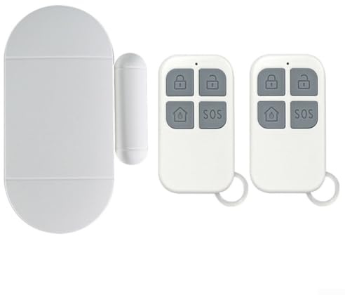 Oniissy Alarma inalámbrica de puerta y sensor de 130 dB con control remoto, 5 modos de seguridad para protección de seguridad en el hogar