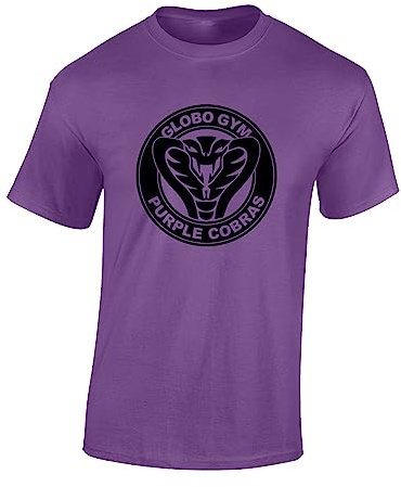 Crown Designs Purple Cobras Comedy Movie Film Inspired for Men & Teenagers T-Shirts Tops - Purple/Medium