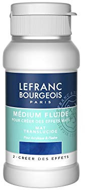 Lefranc Bourgeois 300669 LB Mattes Flüssiges Medium 120ml Malmittel, Transparent, 120 ml (1er Pack)