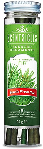 Scentsicles Decorazione Natalizia Bianca Invernale Abete – Bastoncino profumato, Verde