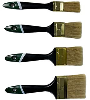 Set di 96 pennelli piatti da 25/38/50/63 mm ciascuno, 24 pennelli da pittore per vernice