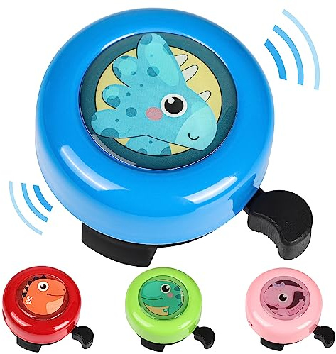 VICTGOAL Campanello Bici Bambino con Suono Forte, Campanello per Manubrio della per Biciclette da Bambino, Accessori e Decorazioni per Bici per Ragazzi Ragazze (Blu)