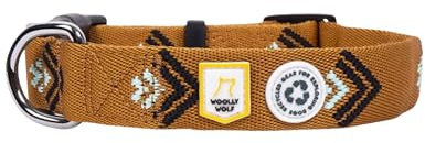 Woolly Wolf Sea to Summit Halsband für kleine Hunde Gr. S - Verstellbares Hundehalsband mit maximaler Passform aus recyceltem Polyester, Bequemer Sitz