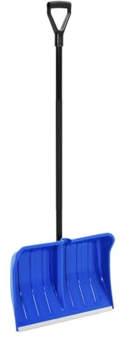 Homgoday Snöskyffel metall blå 147 cm pulverlackerat handtag