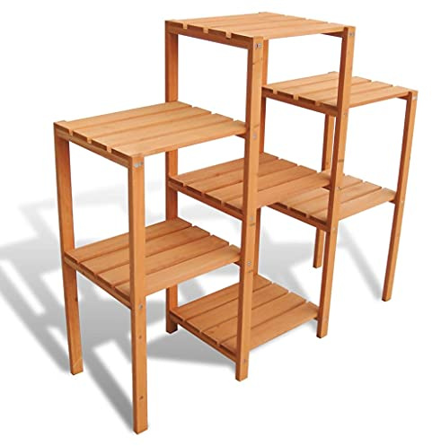 Frdhee Banco de flores para salón, plantas, escaleras de jardín, 97 x 31 x 87 cm, soporte para maceta, esquina de habitación, salón, balcón, terraza, patio
