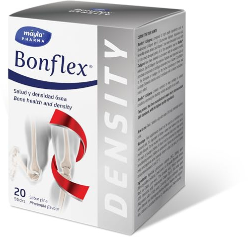 BONFLEX® DENSITY | Salud Ósea y Densidad de los Huesos | Calcio, Magnesio, Fósforo, Vitaminas D3 y K2 | Huesos, Músculos y Articulaciones | Menopausia | Con BONOLIVE® y Prebióticos